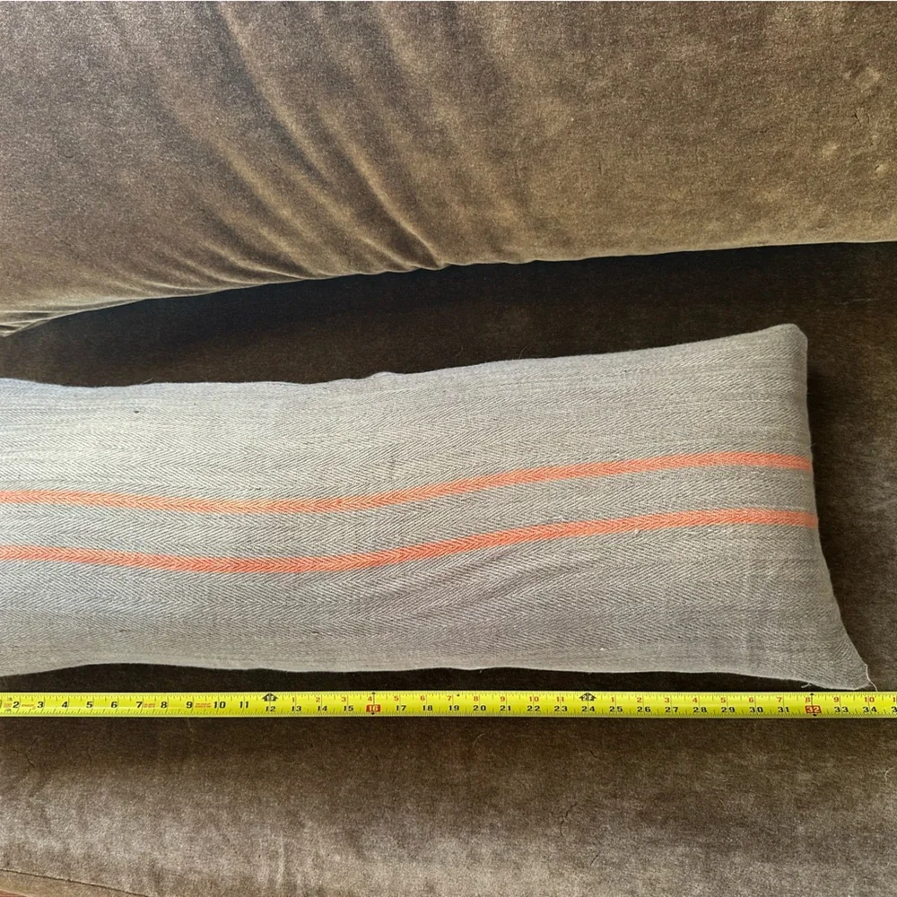 Restoration Hardware French Flour Sack Large Lumbar Pillow